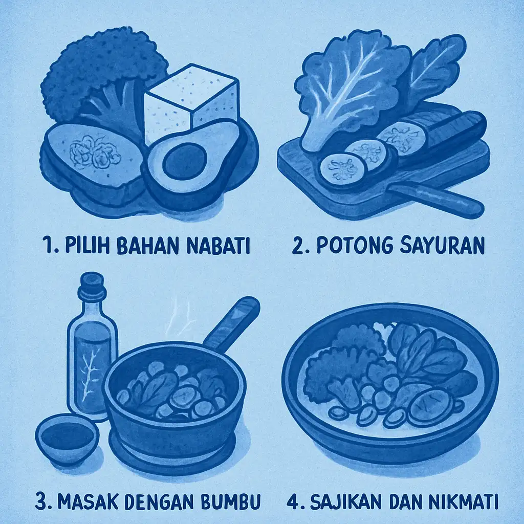 Cara Membuat Resep Vegan Sederhana di Rumah